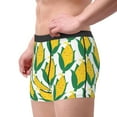 thumbnail image 2 of Sikiie Corn Cob Print Men's Boxer Briefs, Elastic Waistband Boxer Briefs Leggings-Medium, 2 of 5