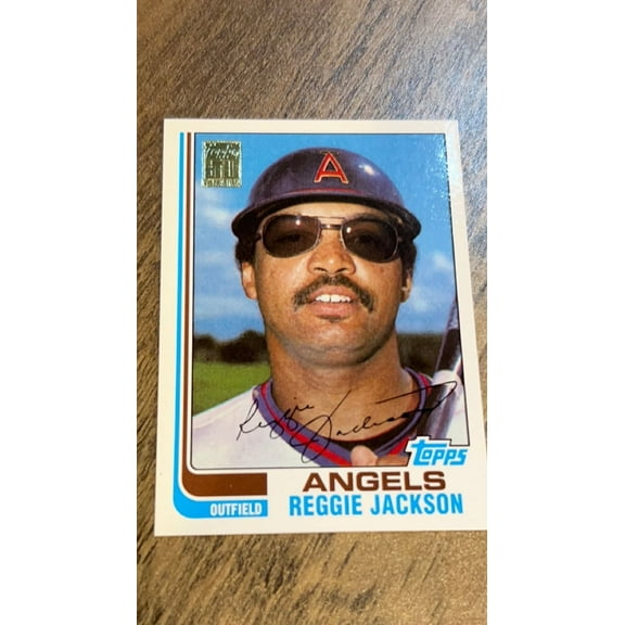 Topps Reggie Jackson California Angels MLB 2001 Traded & Rookies