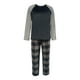 thumbnail image 1 of Set De Pijama George Para Hombre Talla G De 2 Piezas Color Negro, 1 of 4