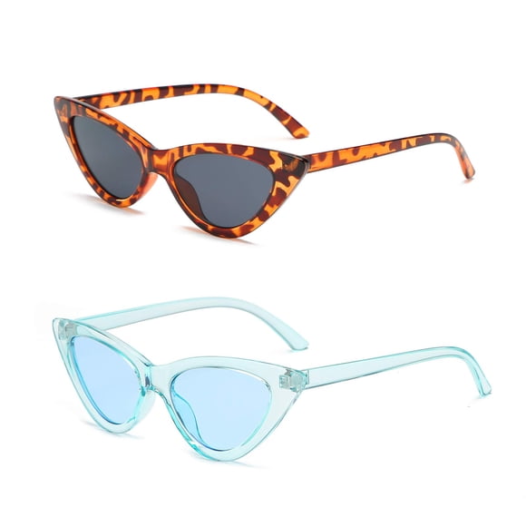 Gafas de Sol Retro Vintage YOSHYA de Ojo de Gato Estrecho para Mujer