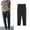 Black, variant on Linen Pants Women High Waist Drawstring Elastic,Waist Casual Linen Linen Pants XL