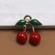 thumbnail image 1 of unbranded 10Ud Colgante De Aleación Cereza Para Joyas Accesorios Coloridos, 1 of 6