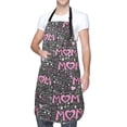 thumbnail image 3 of Goofa Lovely Mom Ever Printed Waterproof Apron 33" Chef Aprons for Men Heavy Duty Chemical Work Apron Adjustable Bib Apron, 3 of 9