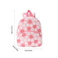 thumbnail image 4 of Tarmeek Corduroy Mini Backpack Cute Floral Daypack with Strawberry Print Bag Small Backpack Lightweight Adjustable Straps for Daily Travel Shopping Commute, 4 of 7