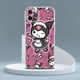 thumbnail image 1 of Funda transparente Kuromi My Melody para Apple iPhone 14 11 13 Pro 12 7 8 Plus SE 2022 XR X XS Max 6 6S, funda de silicona para teléfono xuanjing  unisex, 1 of 2