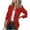 Red, variant on Yoodem Blazer for Women 2023 Womens Blazer Jackets Women's Open Work Blazers Coat Casual Sleeve Front Long Office Women's Coat Blazer Army Green L