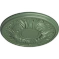 thumbnail image 3 of Ekena Millwork 11 3/4"OD x 1 1/4"P Wakefield Ceiling Medallion (Fits Canopies up to 3 5/8"), Hand-Painted Athenian Green, 3 of 7
