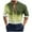 D-Yellow, variant on Wyobmus Men's Notched Lapel Shirt Casual Gradient Printed Button Down T-Shirt Long Sleeve Blouse Tops A-Blue