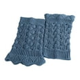 thumbnail image 3 of Women's Crochet Boot Cuffs Knit Lace Trim Leg Warmers Ankle Socks for Boot Style, 3 of 9