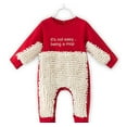 thumbnail image 2 of Mercatoo Cute Baby Mop Onesie, Funny Long Sleeve Letter Printed Romper, One-Piece Clothes, Perfect for a Crawling Baby, 2 of 4