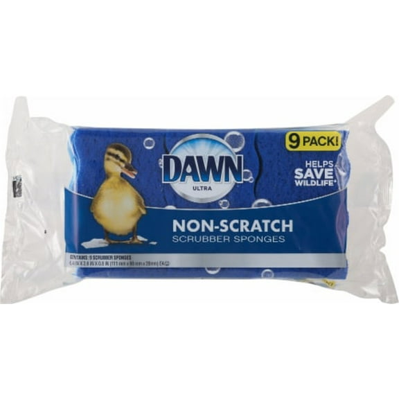 2X - Dawn Non-Scratch Scrubber Sponges