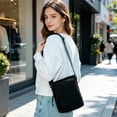 thumbnail image 6 of Small Pocket Sling Crossbody Bag for Women & Men, Simple Purse and Bag for Concerts & Walking, 6x8in, 6 of 6