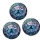 thumbnail image 4 of 3 bolas de mosaico de vidrio, globos de vidrio modernos, orbes decorativos, esferas de mosaico. Turquesa, 4 of 9
