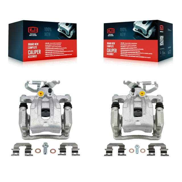 CMX Rear Disc Brake Caliper Assembly Left Right Side (Driver Passenger) Kit for Car Hyundai Elantra Kia Niro Ioniq KBC-100355