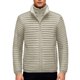 thumbnail image 4 of Ceisia Men's Winter Warm Stand Collar Zipper Cardigan with Pockets Windproof Water Gift Repellent Lightweight Puffer Jacket, 4 of 8