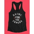 thumbnail image 3 of Swing For The Fences! Tank Women -Smartprints Designs, Female x-Small, 3 of 4