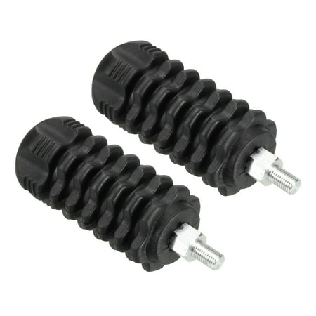 Rubber Archery Compound Bow Stabilizer Dampener Extension for Recurve Bow Shooting Black 2 Pack