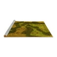 thumbnail image 2 of Ahgly Company Machine Washable Indoor Rectangle Abstract Yellow Modern Area Rugs, 2' x 3', 2 of 4