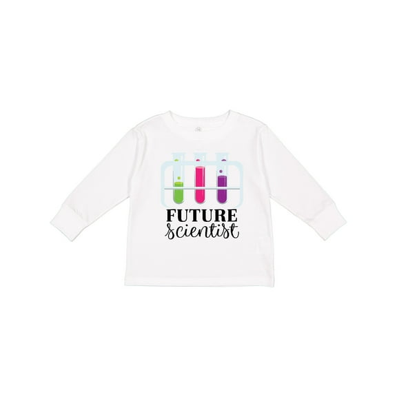 Inktastic Future Scientist Girls Chemistry Girls Long Sleeve Toddler T-Shirt