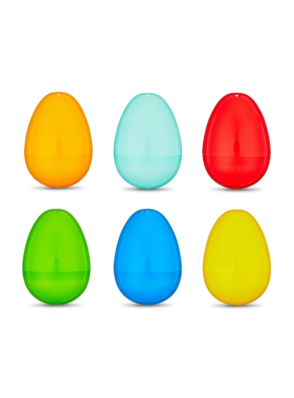 Easter Bright Plastic Easter Eggs, 6 Count, by Way To Celebrate