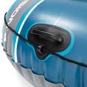 INTEX 66324EP Excursion 4 Inflatable Boat Set w/Oars, Pump, Adjustable Seats & Rod Holders