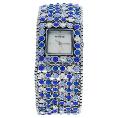MSHMAB Marilyn - Silver/Blue Stainless Steel Bracelet Watch