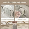 thumbnail image 2 of Queen Size Self-Inflating Air Mattress with Built-in Pump - Portable Camping & Guest Bed - Comfortable, Compact & Durable Inflatable Bed for Living Room, Bedroom & Travel, 2 of 7