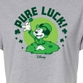 thumbnail image 3 of Disney - Pure Luck - Juniors Cropped Cotton Blend T-Shirt, 3 of 5