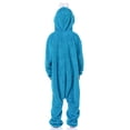 thumbnail image 5 of Sesame Street Unisex Kids' Character Hooded Union Suit Kigurumi Fleece Pajama - Cookie Monster Elmo Big Bird Oscar Grover, 5 of 7