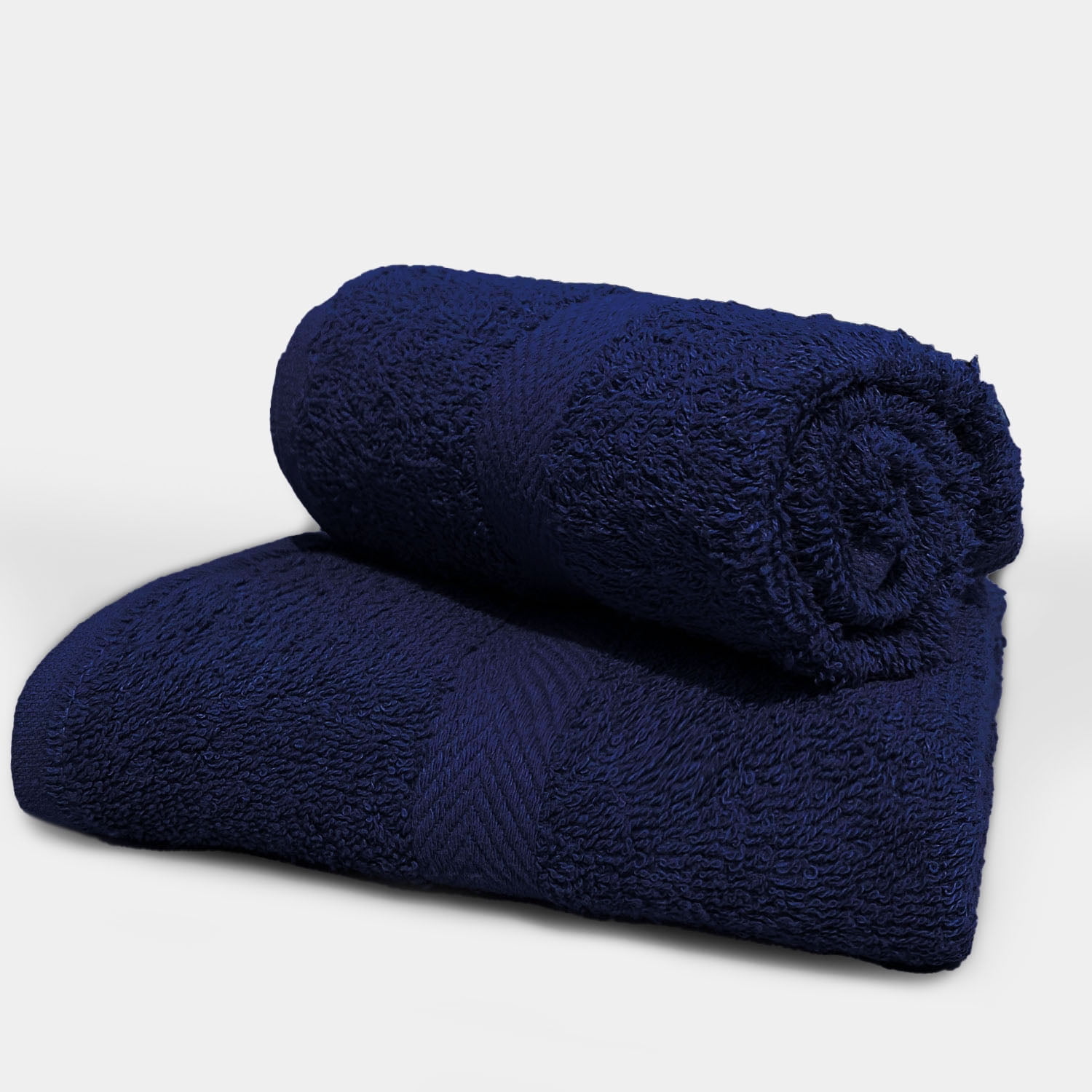 Soft Textiles 12 Pack Navy Blue Salon Towels - 16 x 27 Inch Soft Cotton Hand Towels for Hair Stylists, Barbers & Spas - Quick Dry, Durable Towel for Facial, Pedicure, Manicure & Massage Use