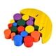 thumbnail image 4 of 1 juego de bloques de construcción de madera con forma de luna para educación temprana de niños, juguete de mesa, 4 of 7