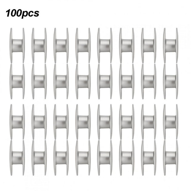 Bobinas 100 bobinas de metal para accesorios de máquinas de coser, bobinas para máquinas de coser, confiabilidad excepcional Jadeshay A