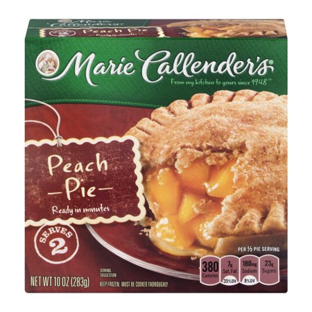 Marie Callender's® Peach Pie Topped with Cinnamon Sugar 10 oz. Box