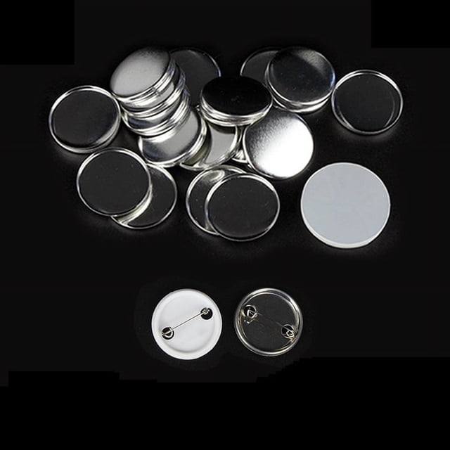 Badge de Bouton en Acrylique 32mm pour Machine à Fabriquer des Boutons Badge Rond Épingles à Boutons Vierges Kit de Badge de Bouton