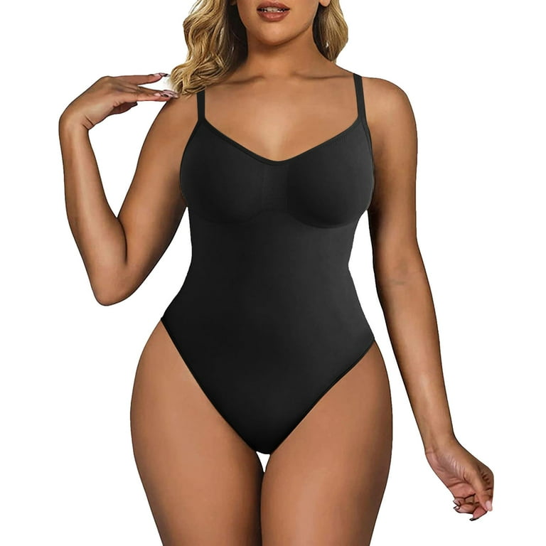 Baqcunre Seamless Bodysuit Belly Butt Lifting Plus Size Thong Briefs  Suspenders Tight Corset Bodysuit Thong Shapewear Shapewear Bodysuit Corset
