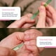 thumbnail image 4 of Expulsor de cutículas Bona Fide Beauty, cristal checo, jade, con funda, 4 of 8