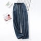thumbnail image 2 of Pantalones de pijama de franela para mujer: forro polar coral, boca ancha, gruesos y cálidos, ropa de estar por casa para otoño/invierno (Nota: los datos originales pueden contener errores de género), 2 of 3