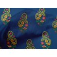 thumbnail image 4 of oneOone Cotton Poplin Fabric Leaves|Swirl & Floral Block Print Sewing Fabric BTY 56 Inch Wide, 4 of 4