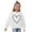 White, variant on New Style Girls Sweatshirts Trendy Long Sleeve Tops Round Neck Print Soft Comfort Blouses for Girls Sweatshirts Pullovers Kids