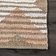 thumbnail image 3 of nuLOOM Hand Braided Marla Denim And Jute Diamonds Area Rug, 3' x 5', Marla Pink, 3 of 5