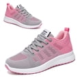 thumbnail image 1 of Zapatos de tenis con plataforma para mujer, transpirables, ligeros, informales, cómodos, a la moda, 1 of 5