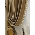 thumbnail image 1 of European Lace Velvet Curtains for Living Room Bedroom Dining Blackout Customized Luxury Villa Window White Tulle Valance Decor, 1 of 5