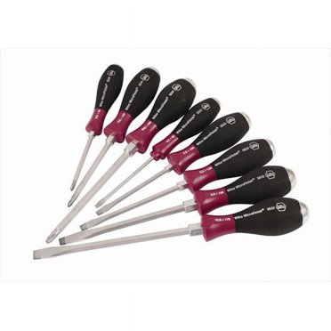 Wiha SoftFinish® Extra Heavy Duty Slotted Screwdriver, 4.5mm x 90mm
