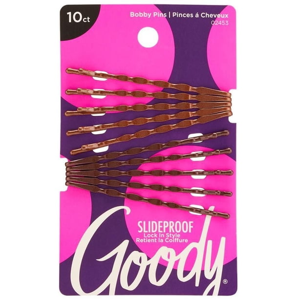 Goody - Bobby Pins - Slideproof - Lock in Style - 10ct, Bobby Pins 10ct ...