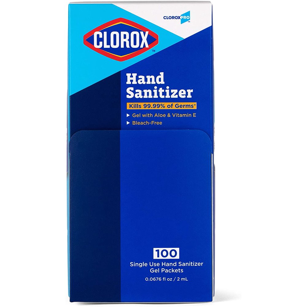 Clorox Commercial Solutions Single Use Hand Sanitizer Gel Packets, 0