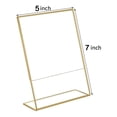 thumbnail image 2 of 6pcs Acrylic Sign Holder With Photo Frame Transparent Double Sided Table Card, 2 of 9