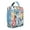 Sky-blue-2, variant on Hawaiian Print Tropical Floral Insulated Lunch Bag – Jungle Leaves Exotic Floral Summer Beach Hawaiian Hibiscus Botanical Jungle Leaves Summer Hawaiian Tote