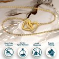 thumbnail image 5 of Necklace for Mom from Daughter, Double Heart Pendant Jewelry Gift, To My Beautiful Mom Love You Card, Birthday Graduation Present, Sentimental Keepsake for Mother, 5 of 6
