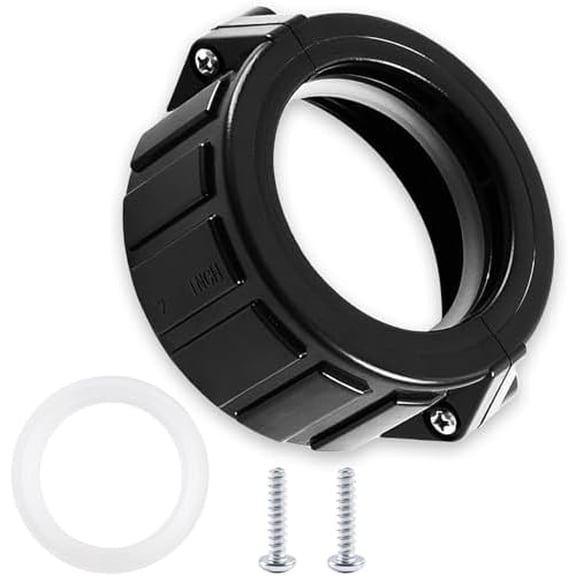 Spa Hot Tub Heater Split Nut Unions with Screws and Heater Gasket, Compatible with Balboa Gecko Hot Tub 2 Inch Heater Assemblies Replacement Parts (Not Suitable for Inflatable Hot Tubs)