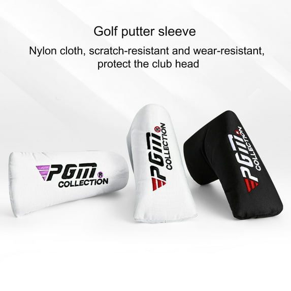 Cheers.US Practical PGM Wear Resistant Scratch Resistant Nylon Protective Golf Putter Club Head Cover Headcover